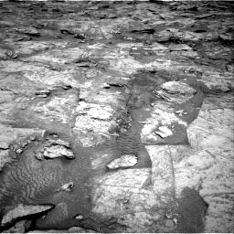 Nasa's Mars rover Curiosity acquired this image using its Right Navigation Camera on Sol 3509, at drive 3110, site number 95