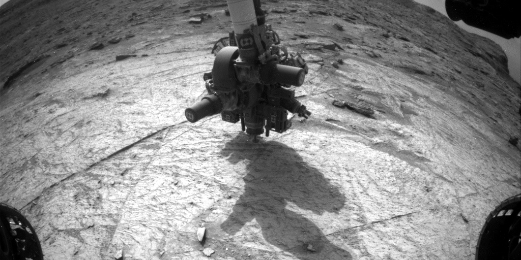 Nasa's Mars rover Curiosity acquired this image using its Front Hazard Avoidance Camera (Front Hazcam) on Sol 3512, at drive 3152, site number 95