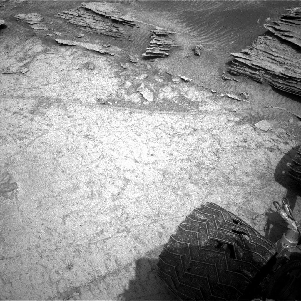 Nasa's Mars rover Curiosity acquired this image using its Left Navigation Camera on Sol 3512, at drive 3152, site number 95