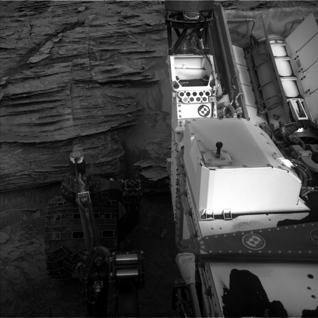 Nasa's Mars rover Curiosity acquired this image using its Left Navigation Camera on Sol 3514, at drive 3152, site number 95