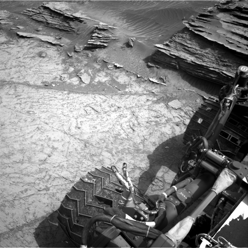 Nasa's Mars rover Curiosity acquired this image using its Right Navigation Camera on Sol 3515, at drive 3152, site number 95