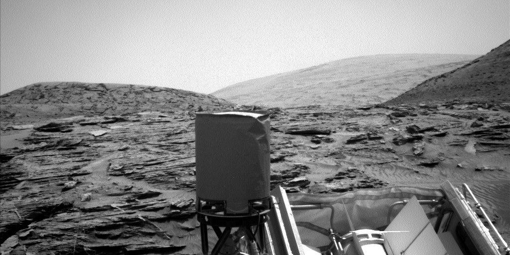 Nasa's Mars rover Curiosity acquired this image using its Left Navigation Camera on Sol 3522, at drive 3152, site number 95