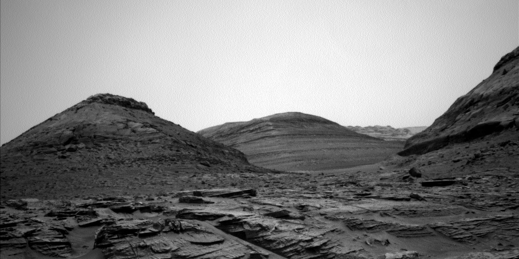 Nasa's Mars rover Curiosity acquired this image using its Left Navigation Camera on Sol 3526, at drive 3152, site number 95
