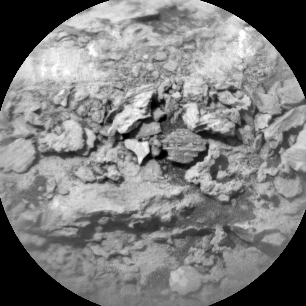 Nasa's Mars rover Curiosity acquired this image using its Chemistry & Camera (ChemCam) on Sol 3526, at drive 3152, site number 95