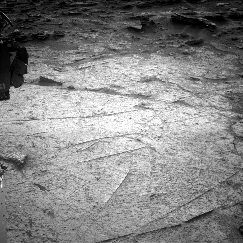 Nasa's Mars rover Curiosity acquired this image using its Left Navigation Camera on Sol 3527, at drive 3152, site number 95