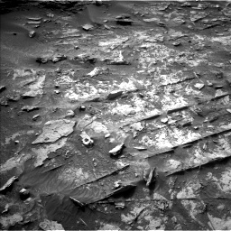 Nasa's Mars rover Curiosity acquired this image using its Left Navigation Camera on Sol 3530, at drive 3356, site number 95