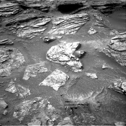 Nasa's Mars rover Curiosity acquired this image using its Right Navigation Camera on Sol 3530, at drive 3392, site number 95