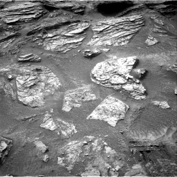 Nasa's Mars rover Curiosity acquired this image using its Right Navigation Camera on Sol 3530, at drive 3398, site number 95