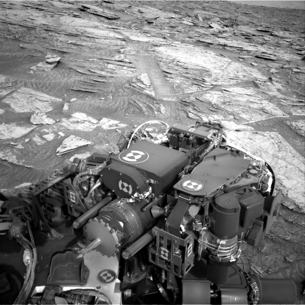 Nasa's Mars rover Curiosity acquired this image using its Right Navigation Camera on Sol 3530, at drive 0, site number 96
