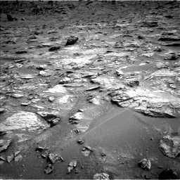 Nasa's Mars rover Curiosity acquired this image using its Left Navigation Camera on Sol 3531, at drive 180, site number 96