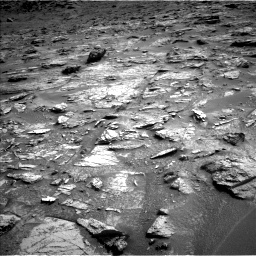 Nasa's Mars rover Curiosity acquired this image using its Left Navigation Camera on Sol 3531, at drive 192, site number 96