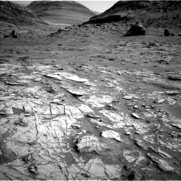 Nasa's Mars rover Curiosity acquired this image using its Left Navigation Camera on Sol 3531, at drive 198, site number 96