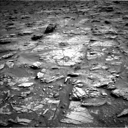 Nasa's Mars rover Curiosity acquired this image using its Left Navigation Camera on Sol 3531, at drive 204, site number 96