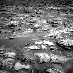 Nasa's Mars rover Curiosity acquired this image using its Left Navigation Camera on Sol 3531, at drive 252, site number 96