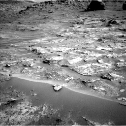 Nasa's Mars rover Curiosity acquired this image using its Left Navigation Camera on Sol 3531, at drive 264, site number 96