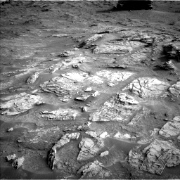 Nasa's Mars rover Curiosity acquired this image using its Left Navigation Camera on Sol 3531, at drive 294, site number 96