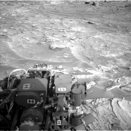 Nasa's Mars rover Curiosity acquired this image using its Left Navigation Camera on Sol 3531, at drive 306, site number 96