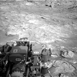 Nasa's Mars rover Curiosity acquired this image using its Left Navigation Camera on Sol 3531, at drive 318, site number 96