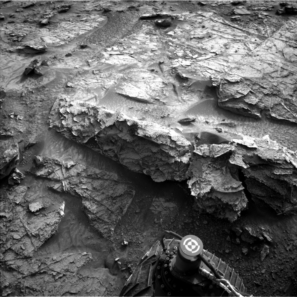 Nasa's Mars rover Curiosity acquired this image using its Left Navigation Camera on Sol 3531, at drive 324, site number 96