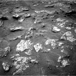 Nasa's Mars rover Curiosity acquired this image using its Right Navigation Camera on Sol 3531, at drive 60, site number 96