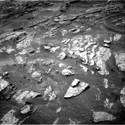 Nasa's Mars rover Curiosity acquired this image using its Right Navigation Camera on Sol 3531, at drive 90, site number 96