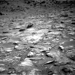 Nasa's Mars rover Curiosity acquired this image using its Right Navigation Camera on Sol 3531, at drive 198, site number 96