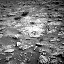 Nasa's Mars rover Curiosity acquired this image using its Right Navigation Camera on Sol 3531, at drive 216, site number 96