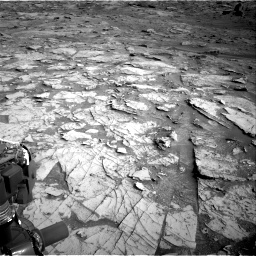 Nasa's Mars rover Curiosity acquired this image using its Right Navigation Camera on Sol 3531, at drive 222, site number 96