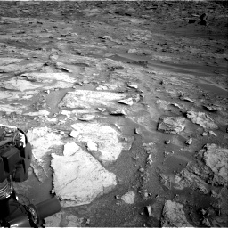 Nasa's Mars rover Curiosity acquired this image using its Right Navigation Camera on Sol 3531, at drive 240, site number 96