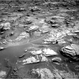 Nasa's Mars rover Curiosity acquired this image using its Right Navigation Camera on Sol 3531, at drive 258, site number 96