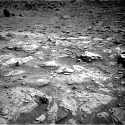 Nasa's Mars rover Curiosity acquired this image using its Right Navigation Camera on Sol 3531, at drive 282, site number 96