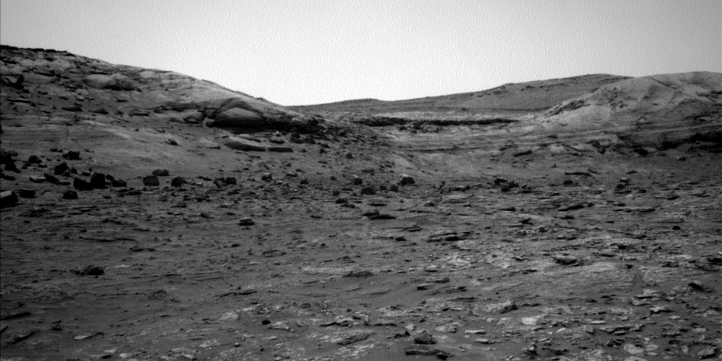 Nasa's Mars rover Curiosity acquired this image using its Left Navigation Camera on Sol 3533, at drive 324, site number 96