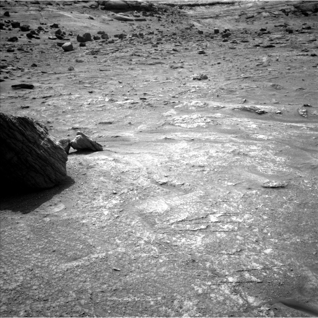 Nasa's Mars rover Curiosity acquired this image using its Left Navigation Camera on Sol 3533, at drive 420, site number 96