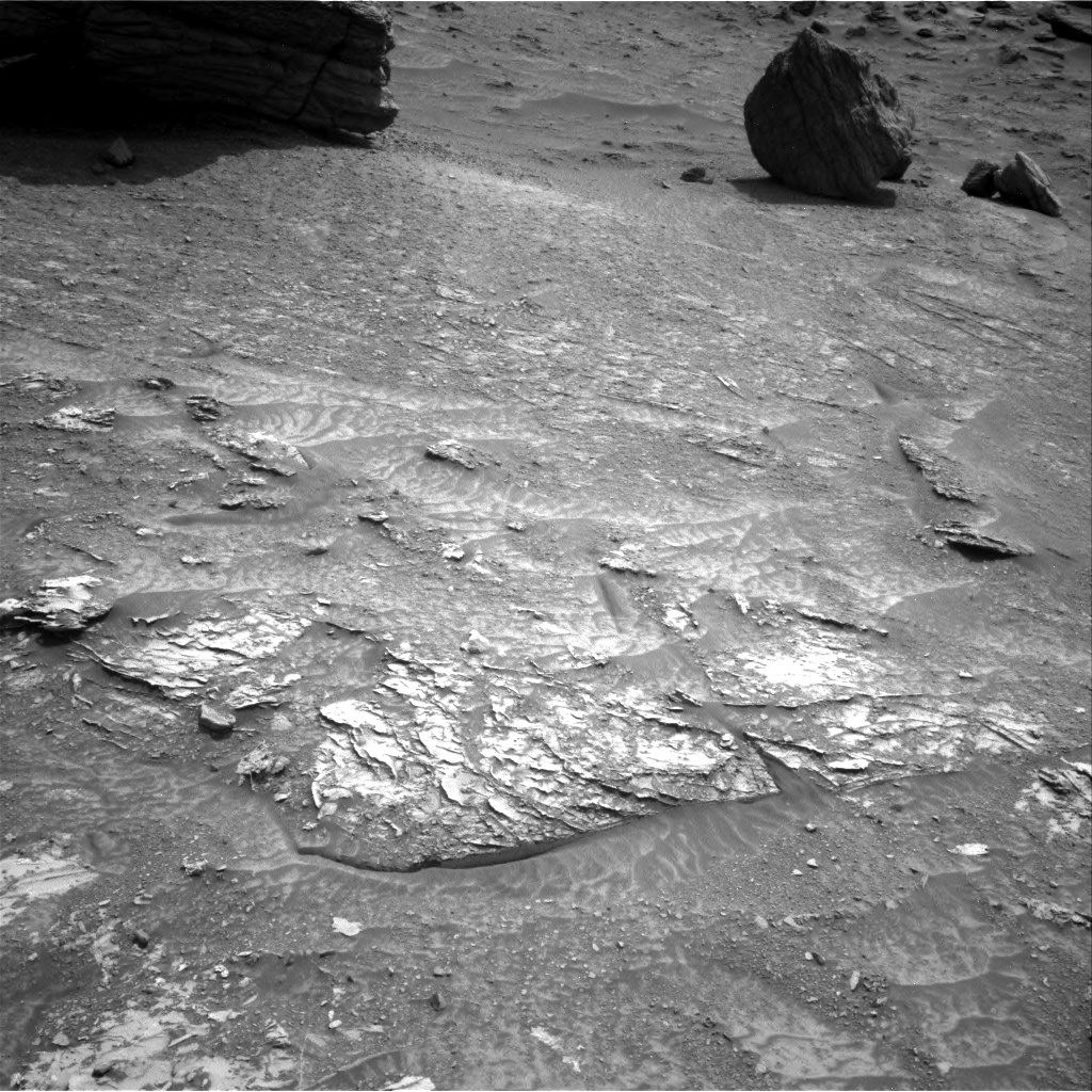 Nasa's Mars rover Curiosity acquired this image using its Right Navigation Camera on Sol 3533, at drive 384, site number 96