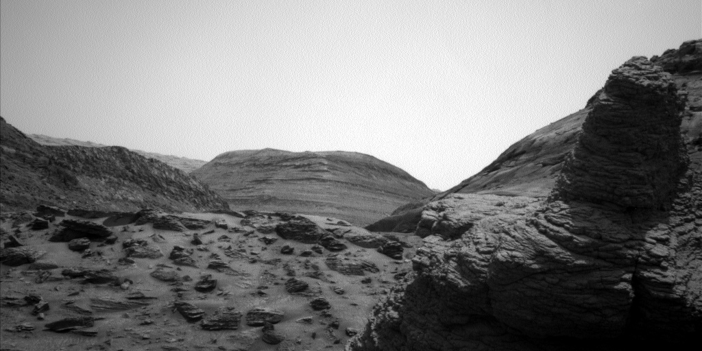 Nasa's Mars rover Curiosity acquired this image using its Left Navigation Camera on Sol 3536, at drive 420, site number 96