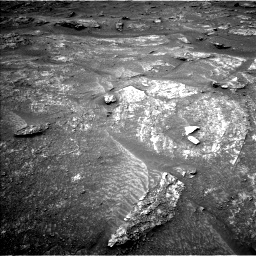 Nasa's Mars rover Curiosity acquired this image using its Left Navigation Camera on Sol 3536, at drive 438, site number 96
