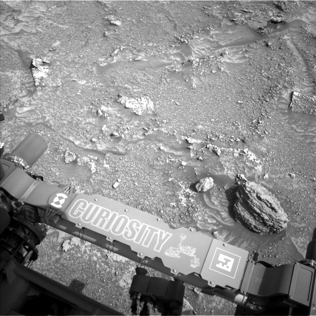 Nasa's Mars rover Curiosity acquired this image using its Left Navigation Camera on Sol 3537, at drive 726, site number 96