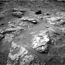 Nasa's Mars rover Curiosity acquired this image using its Left Navigation Camera on Sol 3540, at drive 816, site number 96