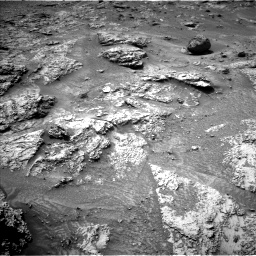 Nasa's Mars rover Curiosity acquired this image using its Left Navigation Camera on Sol 3540, at drive 828, site number 96
