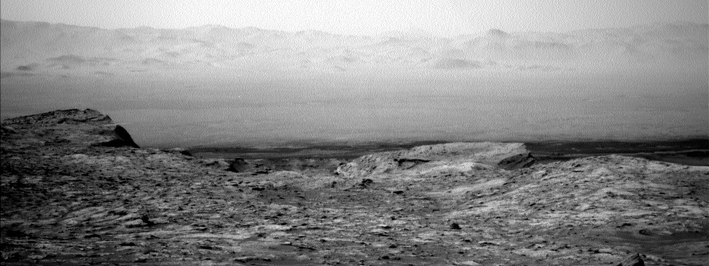 Nasa's Mars rover Curiosity acquired this image using its Left Navigation Camera on Sol 3540, at drive 876, site number 96