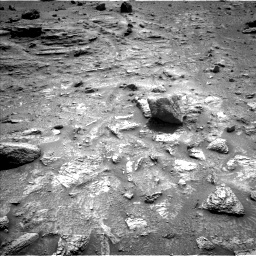 Nasa's Mars rover Curiosity acquired this image using its Left Navigation Camera on Sol 3543, at drive 936, site number 96