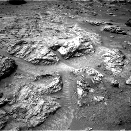Nasa's Mars rover Curiosity acquired this image using its Right Navigation Camera on Sol 3543, at drive 882, site number 96