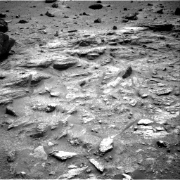 Nasa's Mars rover Curiosity acquired this image using its Right Navigation Camera on Sol 3543, at drive 978, site number 96