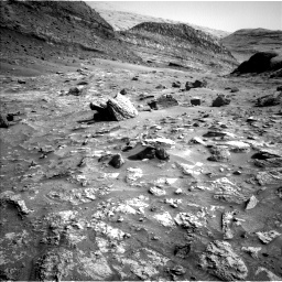 Nasa's Mars rover Curiosity acquired this image using its Left Navigation Camera on Sol 3544, at drive 1122, site number 96
