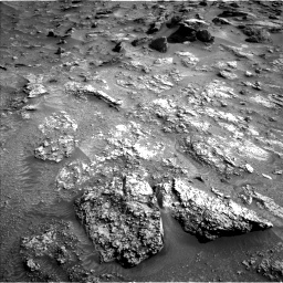 Nasa's Mars rover Curiosity acquired this image using its Left Navigation Camera on Sol 3544, at drive 1140, site number 96