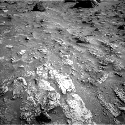 Nasa's Mars rover Curiosity acquired this image using its Left Navigation Camera on Sol 3544, at drive 1158, site number 96