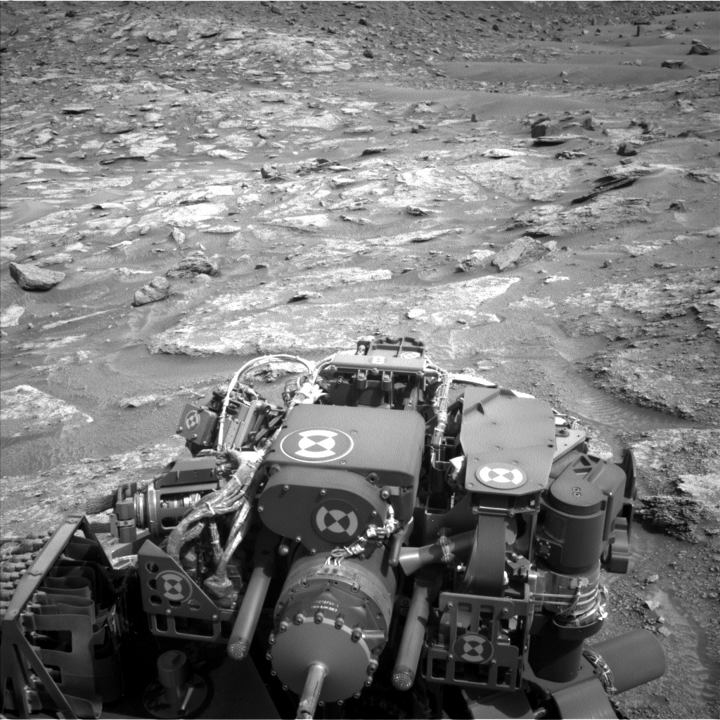Nasa's Mars rover Curiosity acquired this image using its Left Navigation Camera on Sol 3544, at drive 1264, site number 96