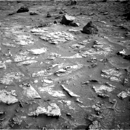 Nasa's Mars rover Curiosity acquired this image using its Right Navigation Camera on Sol 3544, at drive 1194, site number 96