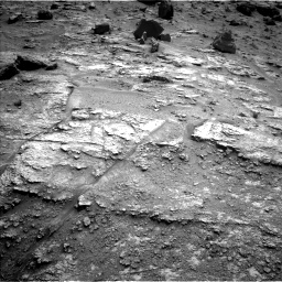 Nasa's Mars rover Curiosity acquired this image using its Left Navigation Camera on Sol 3545, at drive 1322, site number 96
