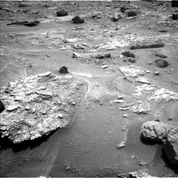 Nasa's Mars rover Curiosity acquired this image using its Left Navigation Camera on Sol 3545, at drive 1364, site number 96